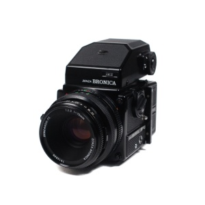 Used Bronica ETRSi + 75mm F2.8 lens